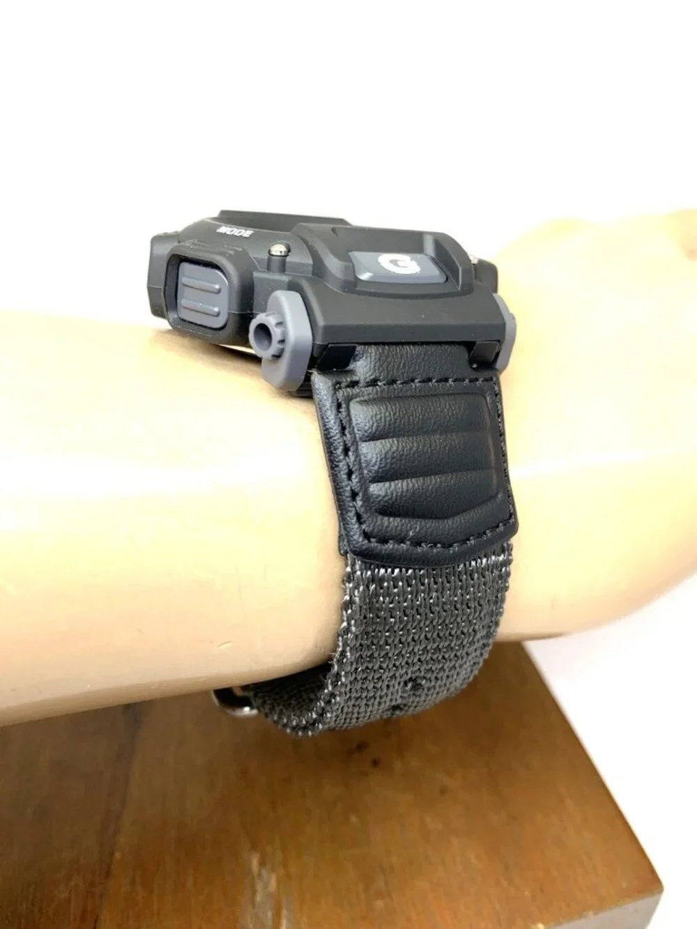 Casio Men's Watch G-Shock DW9052 Black Resin Gray Nylon Digital 44mm Sport 3232